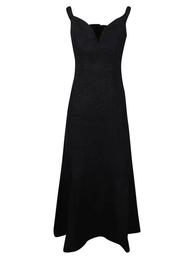 Self-portrait Dress In Black