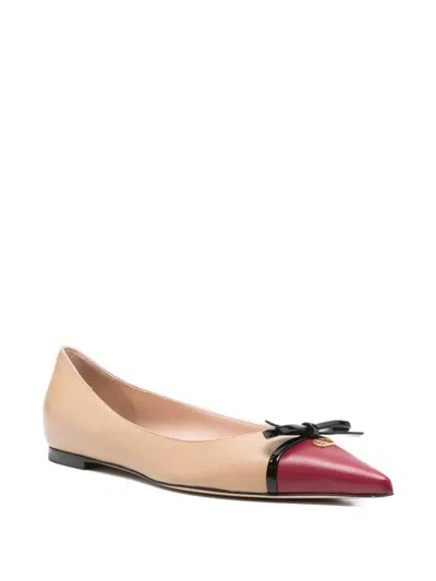 Valentino Garavani Flat Shoes In Neutral