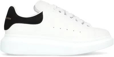 Alexander Mcqueen Leather Chunky Sneakers In White