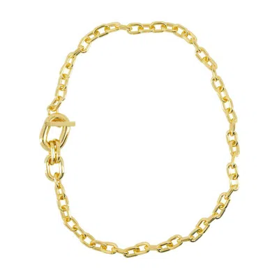 Rabanne Xl Link Pendant Necklace In Gold