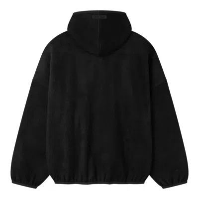 Essentials Fear Of God  Suede Fleece Modern Hoodie 'vintage Black'