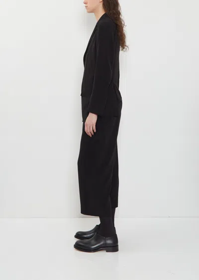 Y's Asymmetric Hanging Lapel Blazer In Multi