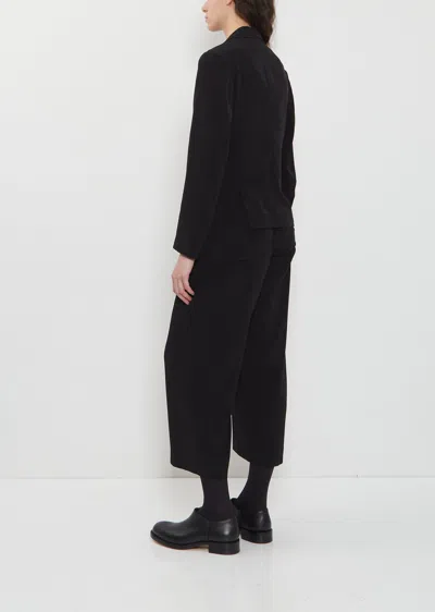 Y's Asymmetric Hanging Lapel Blazer In Multi