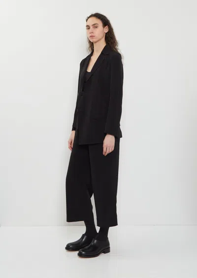 Y's Asymmetric Hanging Lapel Blazer In Multi