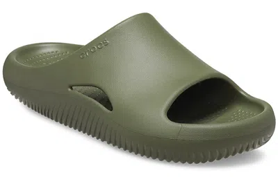 Crocs Unisex Mellow Recovery Slides In Green