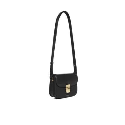 Apc A.p.c. Grace Mini Shoulder Bag In Black