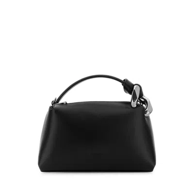 Jw Anderson J.w. Anderson Black Leather Handbag In Black