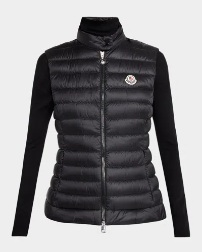 Moncler Igens Slim Down Vest In Black