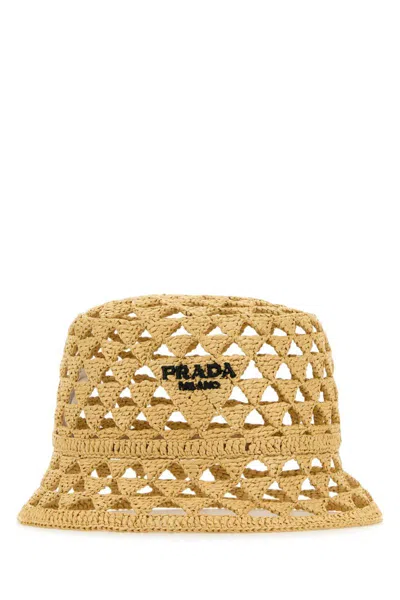 Prada Hats And Headbands In Brown