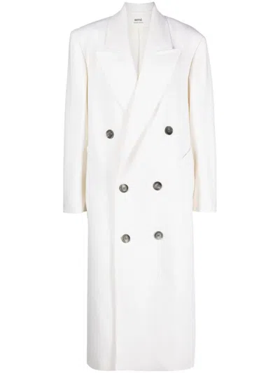 Ami Alexandre Mattiussi Ami Paris Coats In White