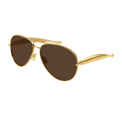 Bottega Veneta Bv1305s Linea Unapologetic Sunglasses In Animal Print
