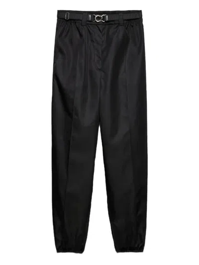 Prada Pantaloni Re-nylon In Black