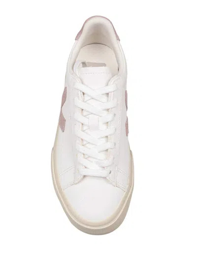 Veja Chrome-free Leather Sneakers In White