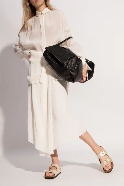 Birkenstock ‘arizona Big Buckle' Slides In White