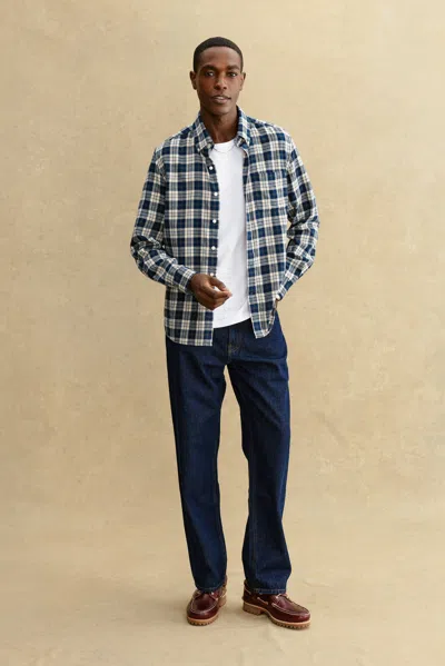 A Days March Classic Checked Flannel Shirt In Black