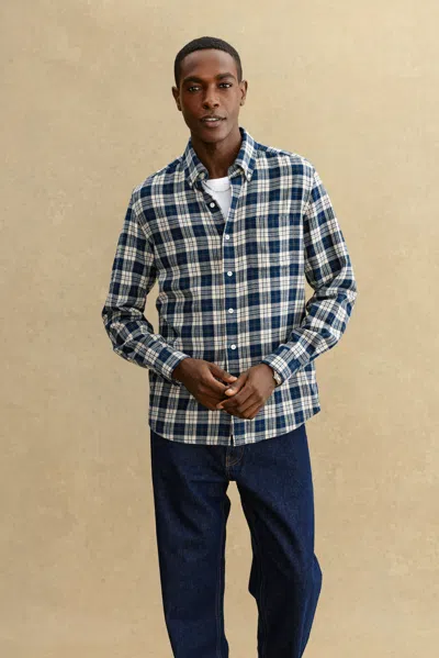 A Days March Classic Checked Flannel Shirt In Black