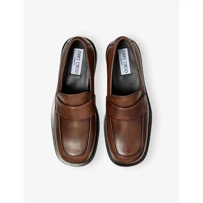 Jimmy Choo Womens  Curve Small Quilted Metallic-leather Cross Body Bag In Brown