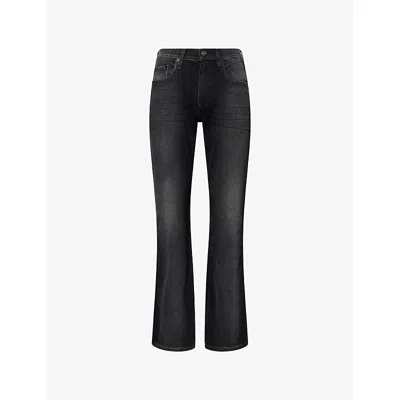 Paige Mens  Doheny Straight-leg Denim Jeans In Black