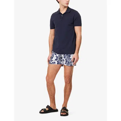 Orlebar Brown Setter Floral Swim Shorts In Blue