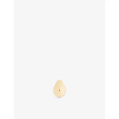 Plow Womens  Drop Sterling-silver Stud Earrings In Gold