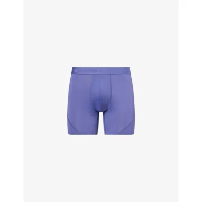 Savage X Fenty Mens  Shadow Fit Jersey Boxer Briefs In Blue