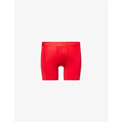 Savage X Fenty Mens  Shadow Fit Jersey Boxer Briefs In Red
