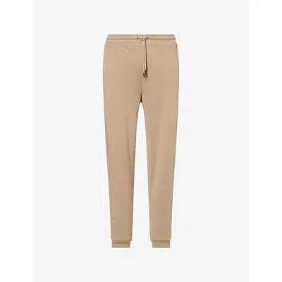 Derek Rose Men's Sweatpants Quinn Cotton Modal Camel In Brown