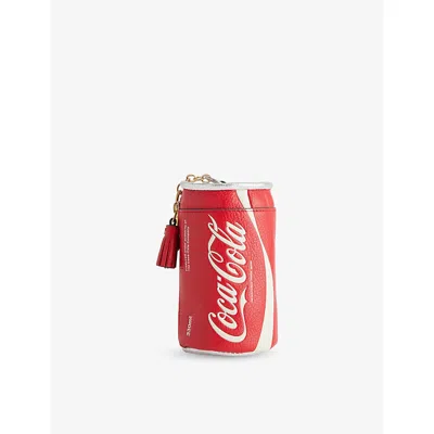Anya Hindmarch Coke Leather Coin Purse In Red