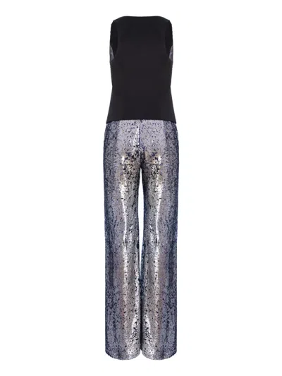 Mitiliane Couture Button-sequin Trousers In Multi