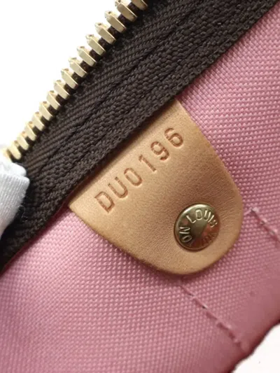 Pre-owned Louis Vuitton 2016 Monogram Jungle Dots Keepall Bandouliere 50 Travel Bag In Brown