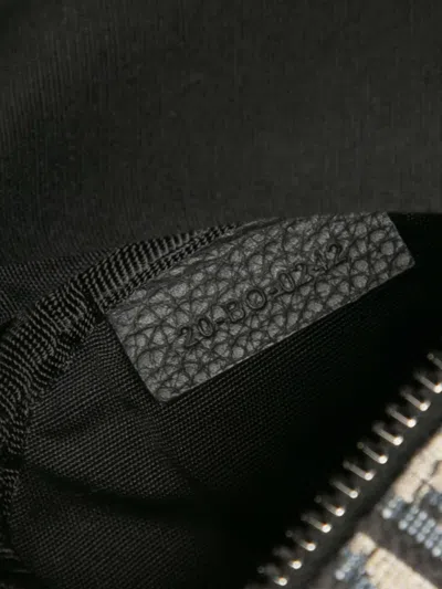 Pre-owned Dior 2022 Oblique Canvas Roller Messenger Bag Crossbody Bag In Blue