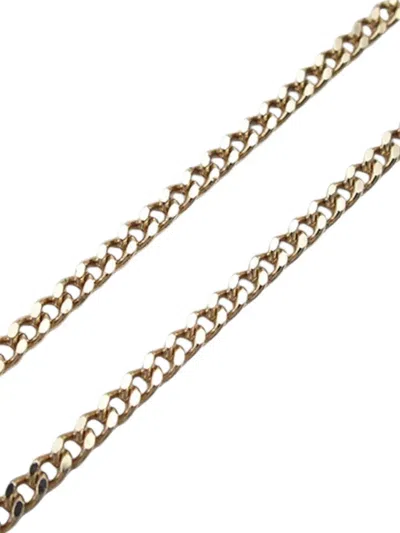 Pre-owned Chanel 2020 Gold Plated Cc Faux Pearl Rhinestone Ball Drop Pendant Necklace Costume Necklace