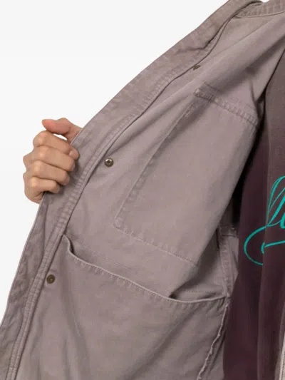 Kamiya Flap-pocket Denim Jacket In Brown