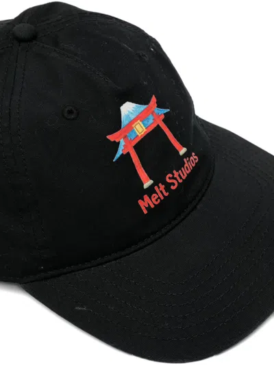 Melt Printed Cap In Black