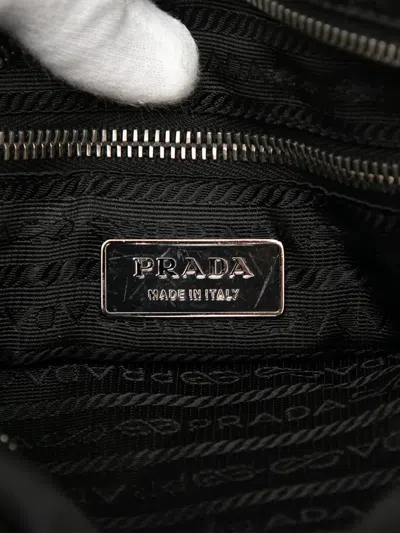 Pre-owned Prada 2013-2025 Tessuto Satchel In Black