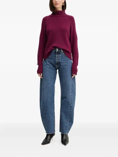 Simona Corsellini Seam-detail Jeans In Blue