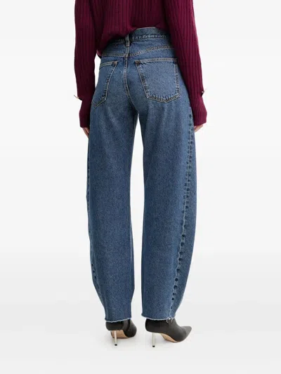 Simona Corsellini Seam-detail Jeans In Blue