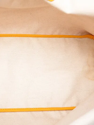 Pre-owned Goyard 2019 Ine Saint Louis Pm Tote Bag In Yellow