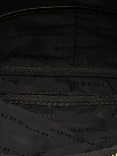 Pre-owned Burberry 2000-2017 House Check Canvas Belt Bag In Brown