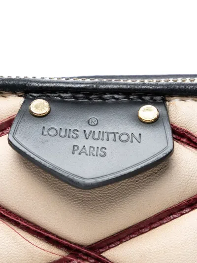 Pre-owned Louis Vuitton 2014 Alma Malletage Pm Satchel In Brown