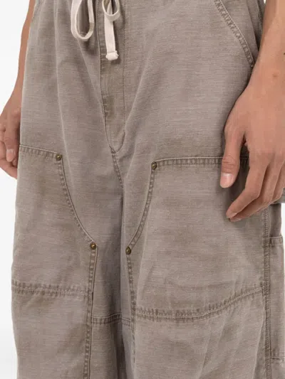 Kamiya Multi-pocket Painter Trousers In Gray