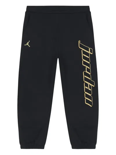 Nike Jordan Logo Track Pants In Black