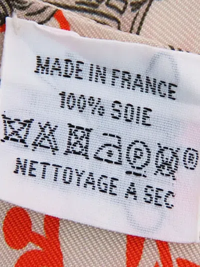 Pre-owned Hermes 2010-2025 Etriers Remix Silk Twilly Scarf Scarves In Brown