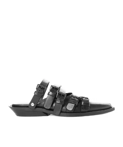 Ann Demeulemeester Kalla Buckle-strap Sandals In Black