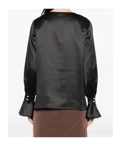 Pinko Filipa Cowl-neck Long-sleeve Blouse In Multi