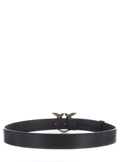 Pinko "love Berry" Belt In Black