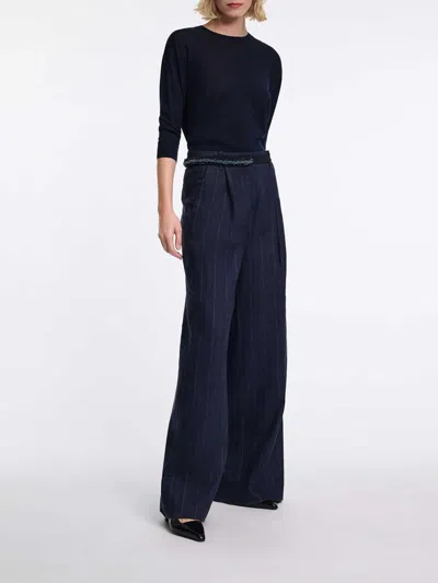 Dorothee Schumacher Pullover With Satin Bows On The Back In Multi