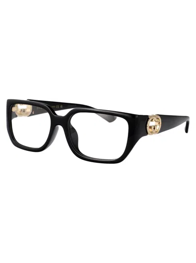 Gucci Black Injectate Optical Glasses In Black