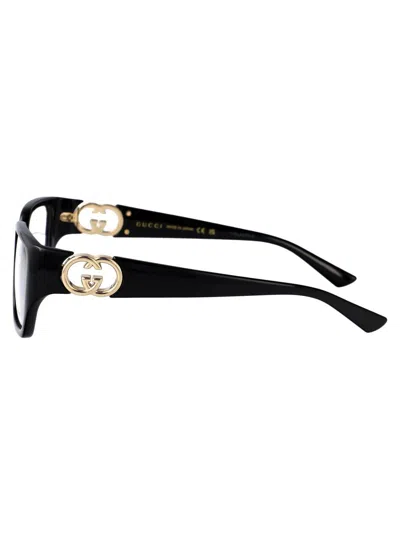 Gucci Black Injectate Optical Glasses In Black