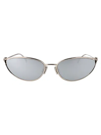 Bottega Veneta Sunglasses In Metallic